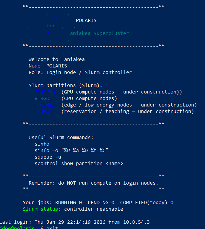 PowerShell, first login