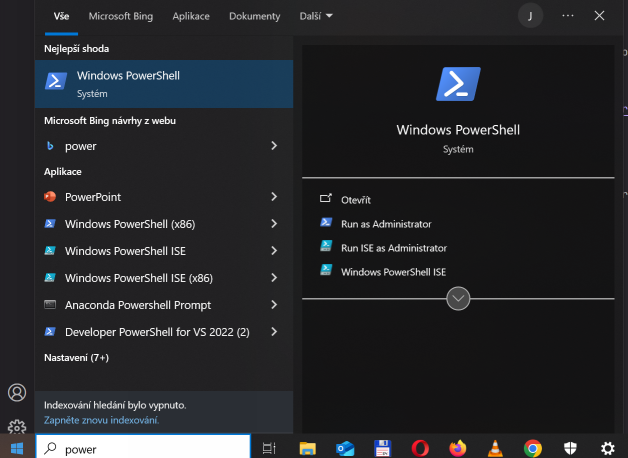 PowerShell, start windows